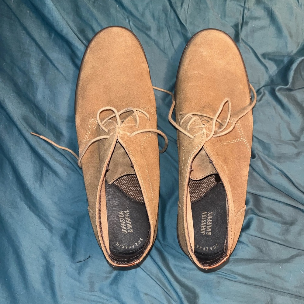 Tan boots